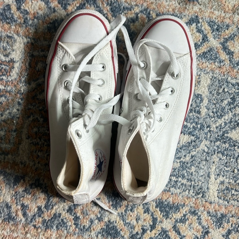 White High Top Converse